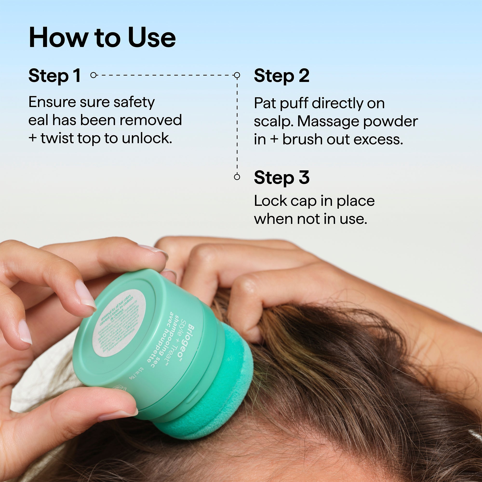 Style + Treat™ Dry Shampoo Puff-Translucent