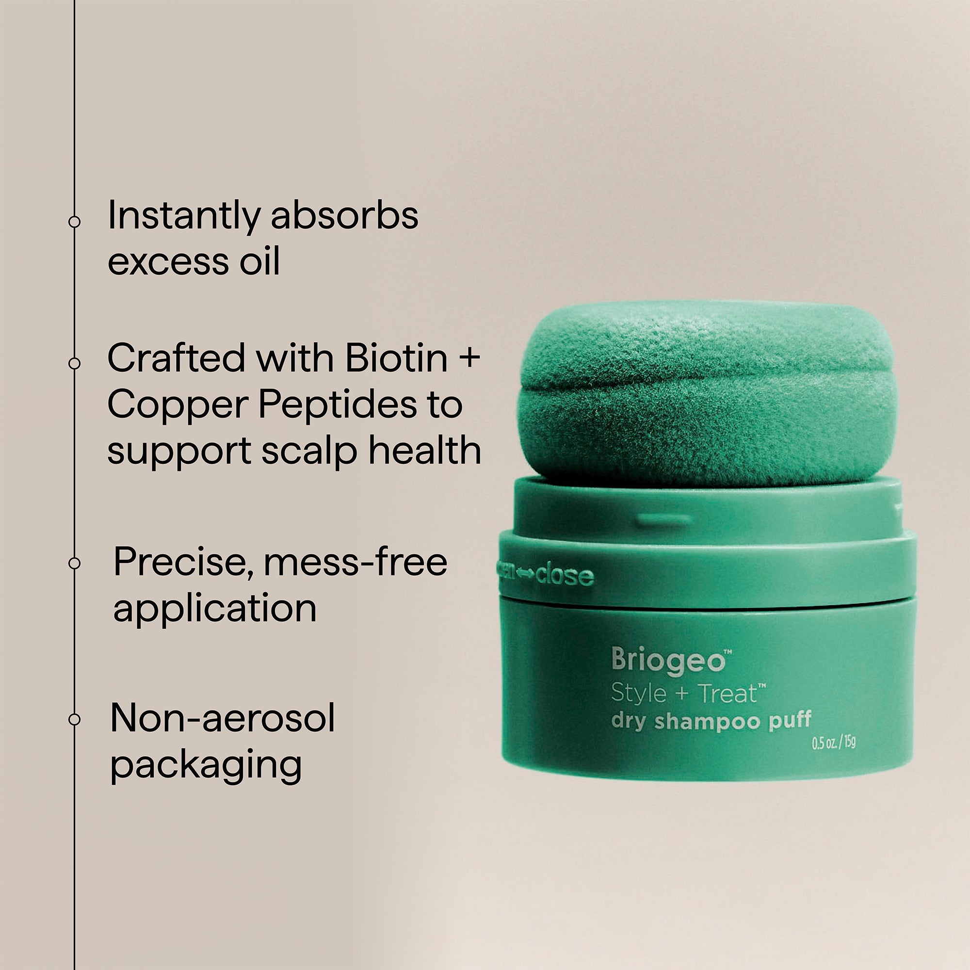 Style + Treat™ Dry Shampoo Puff-Translucent