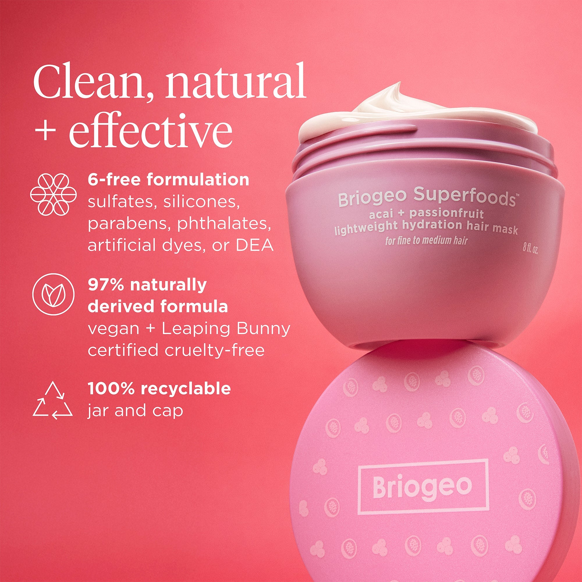 Superfoods Lightweight Hydration Hair Mask, 2 oz