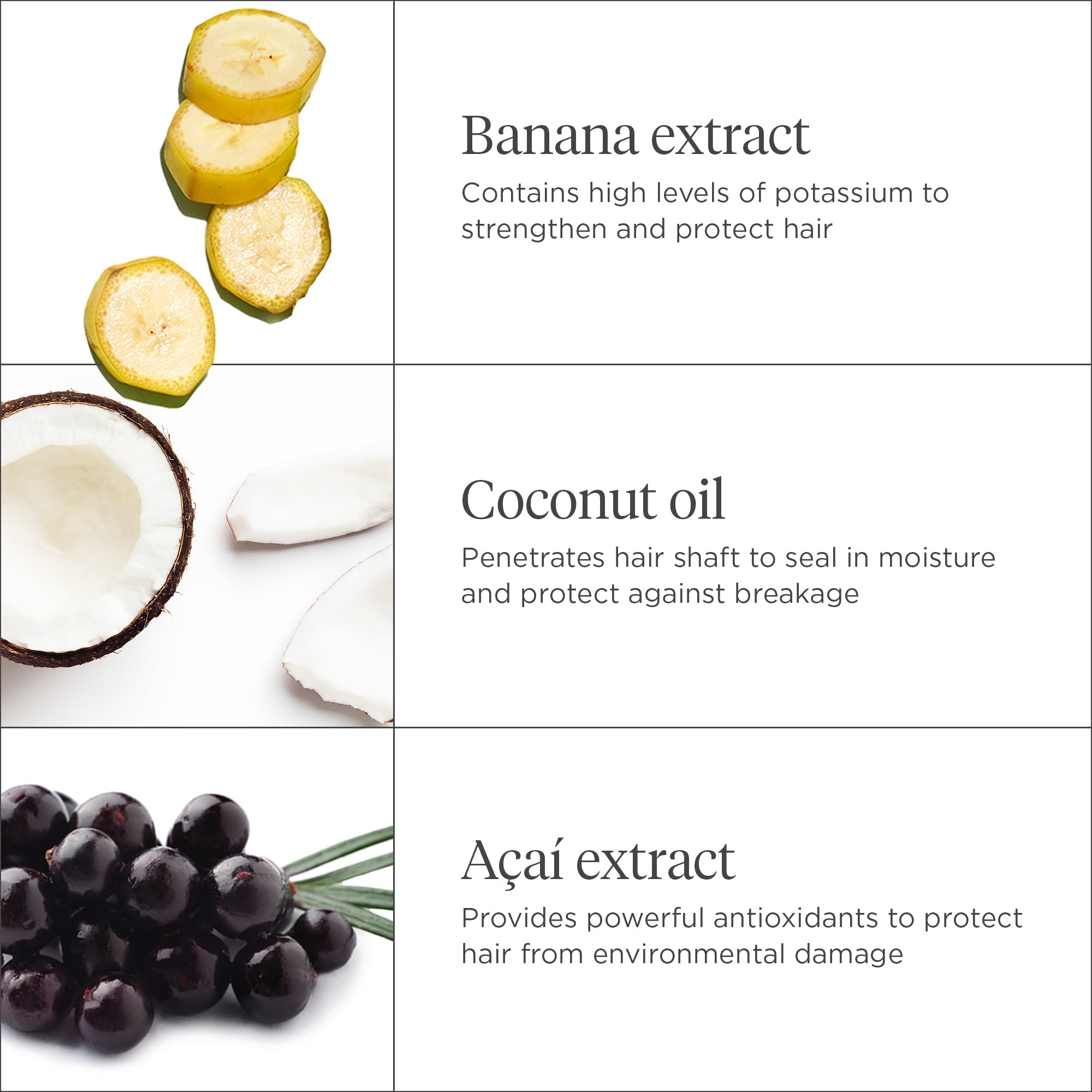 Superfoods Banana + Coconut Nourishing Shampoo