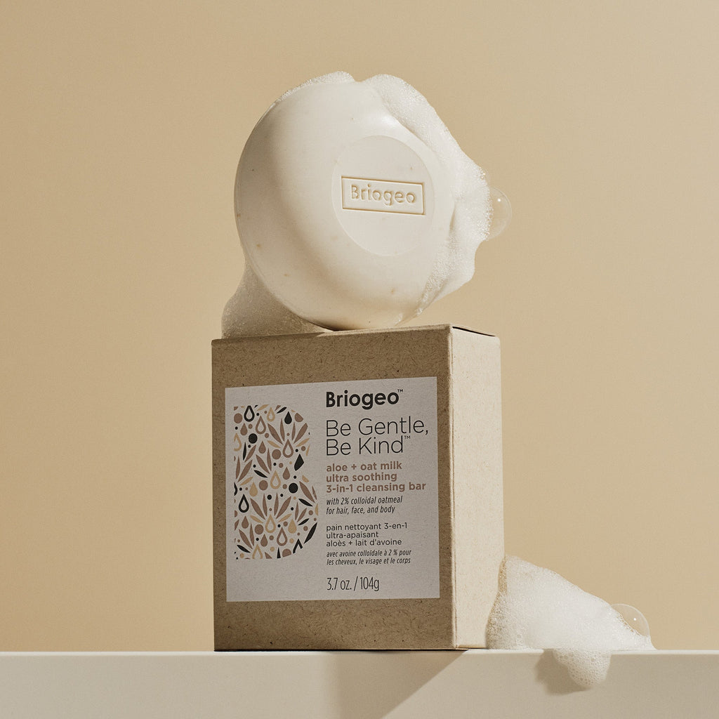 Be Gentle, Be Kind ™ Aloe + Oat Milk Ultra Soothing 3-in-1 Cleansing Bar for Hair, Face + Body